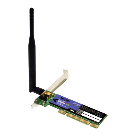 Linksys WMP55AG Product Data