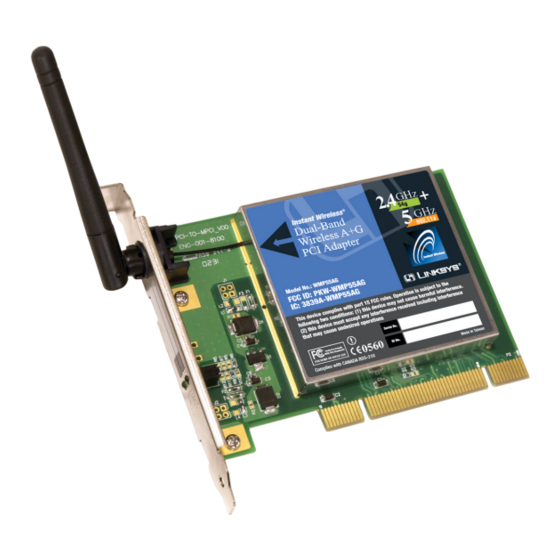 Linksys WMP55AG Specifications