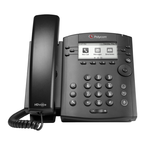 Poly VVX 300 Series User Manual