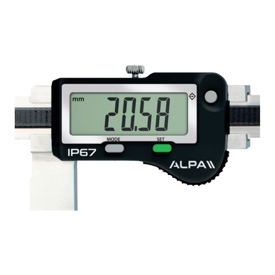 ALPA MEGAline AA084 Manual