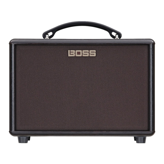 Boss AC-22LX Owner's Manual