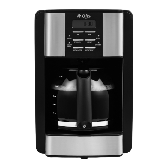 Sunbeam Products Mr.Coffee EHX Series User Manual