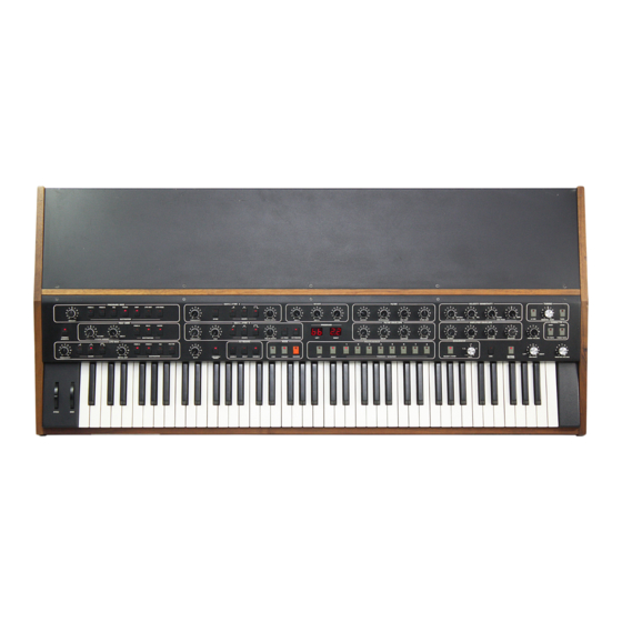 Sequential Prophet T8 Operation Manual