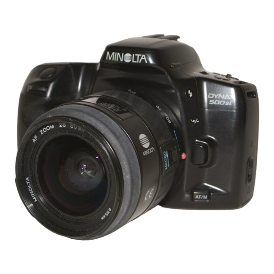 Minolta MAXXUM 500SI - PART 1 Manual