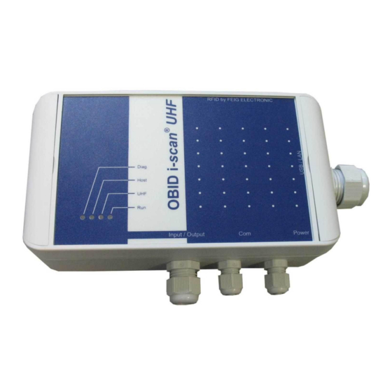 Feig Electronic OBID i-scan ID ISC.MRU200i Manuals