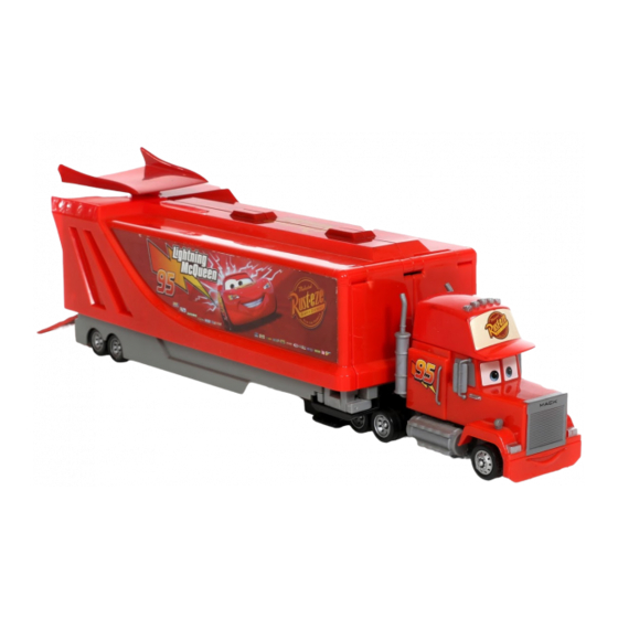 Mattel Disney PIXAR Cars Mega Mack Playtown L2579 Instructions