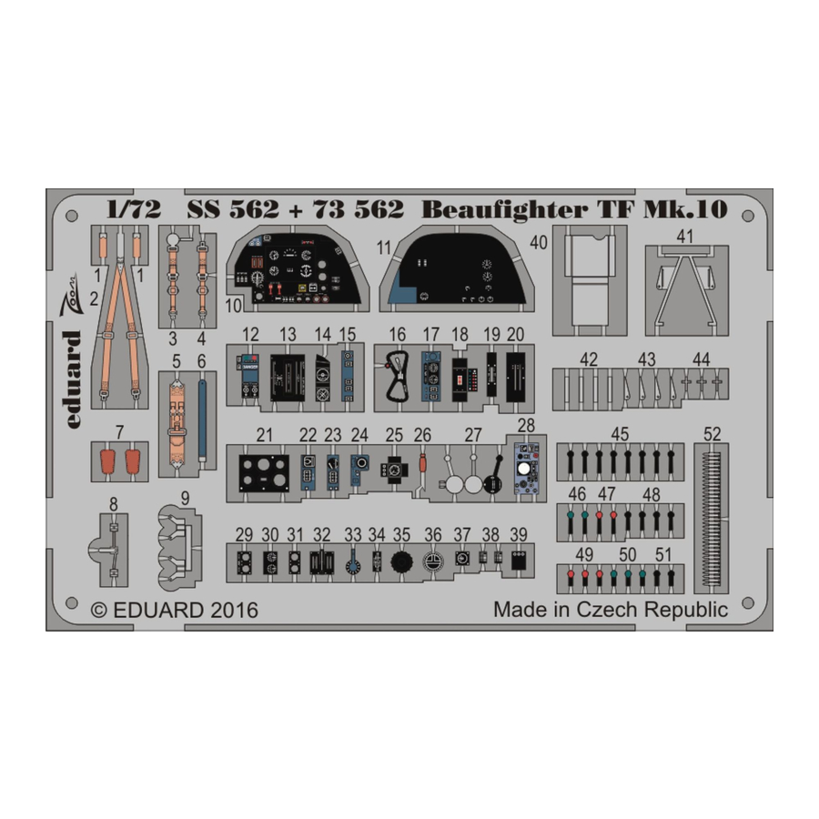 Eduard ZOOM SS562 Manual