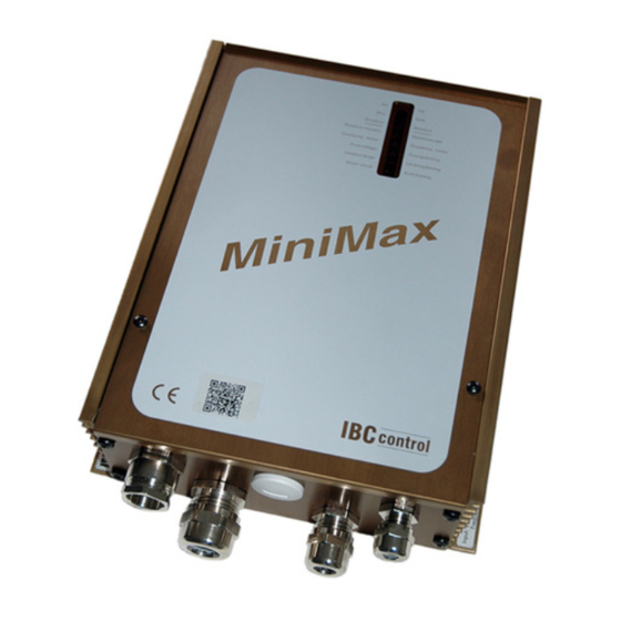 IBC control MiniMax Manual