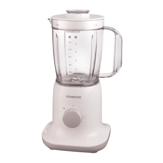 Kenwood BL370 series Quick Manual