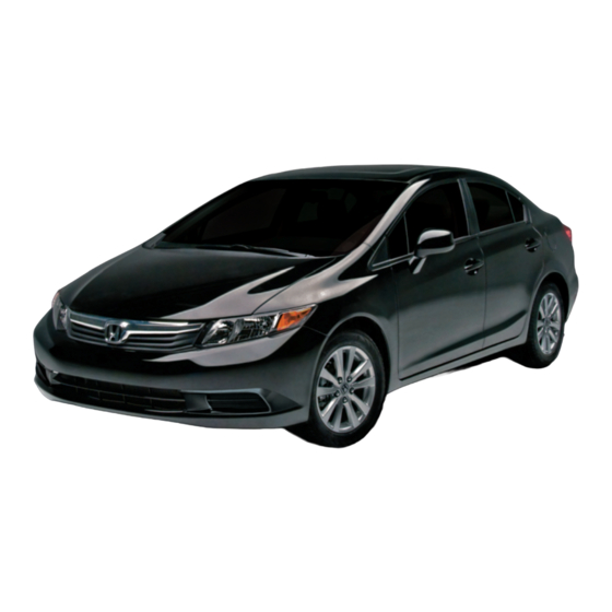 Honda 2012 CIVIC SEDAN Si Technology Reference Manual
