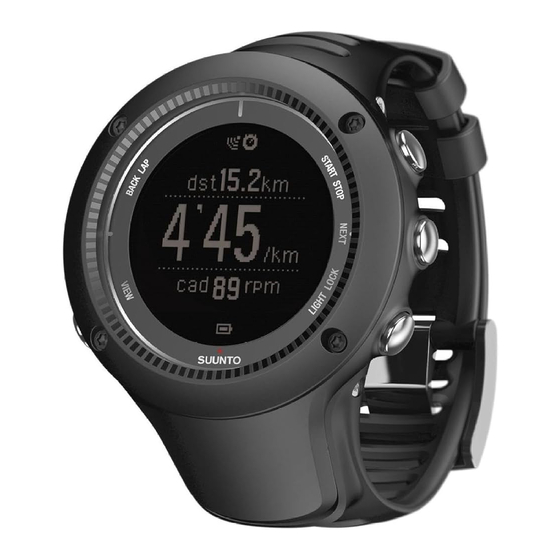Suunto AMBIT2 R 2.0 User Manual