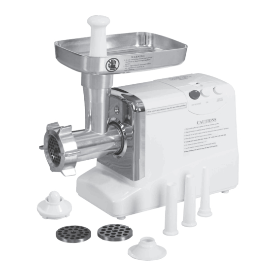KITCHENER 12 ELECTRIC MEAT GRINDER OWNER'S MANUAL Pdf Download ManualsLib
