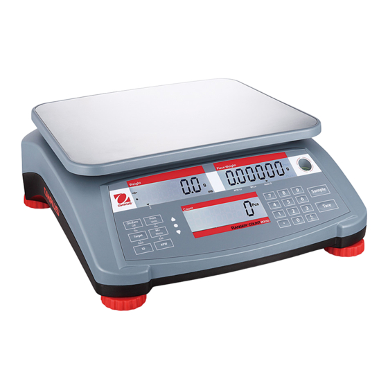 OHAUS Ranger Count 2000 Series Instruction Manual