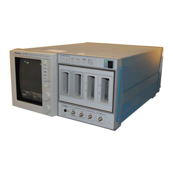 Tektronix CSA 803C Service Manual