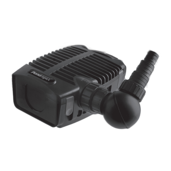 Aquatec PONDMAX PU3500 Instruction Manual