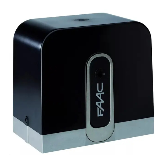FAAC C721 Manual