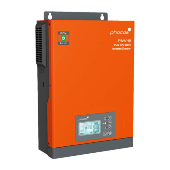 Phocos Any-Grid PSW-B-1KW-230/12V User And Installation Manual
