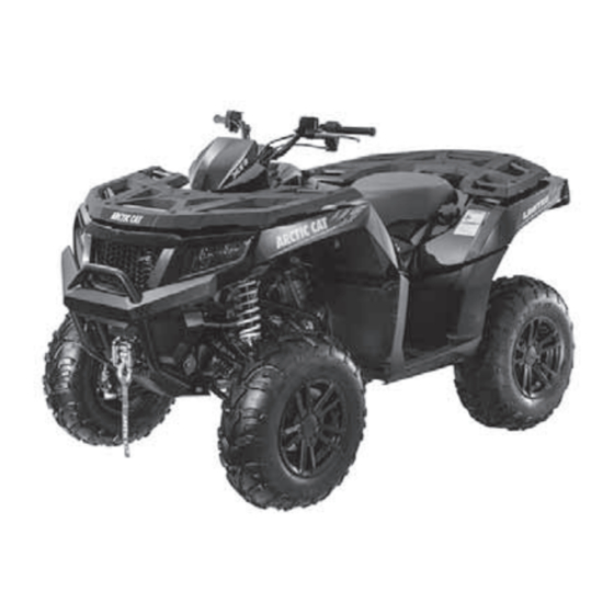 Arctic Cat XR 700 Operator's Manual