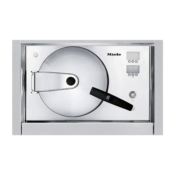 Miele DG 4164 Operating Instructions Manual