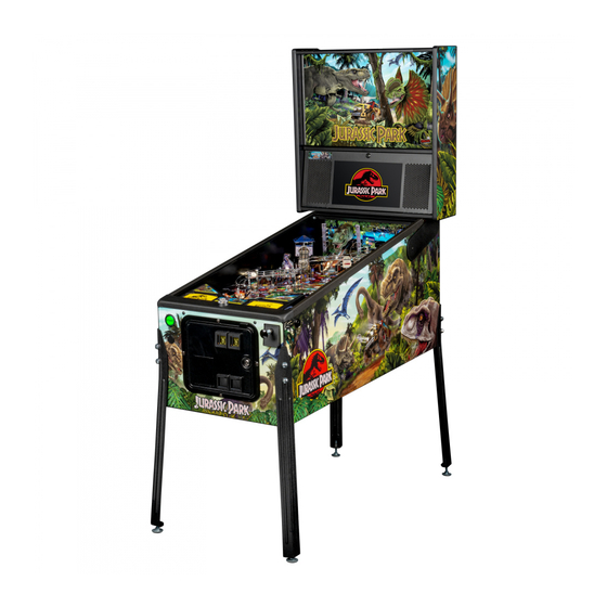Stern Pinball JURASSIC PARK PRO Service And Operation Manual