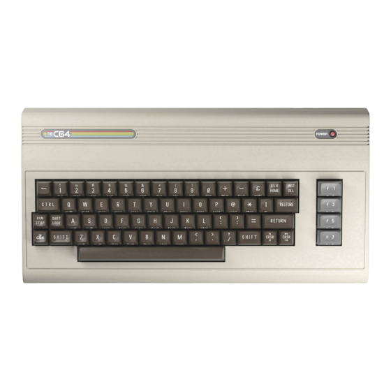 Retro Games THEC64 Mini Quick Manual