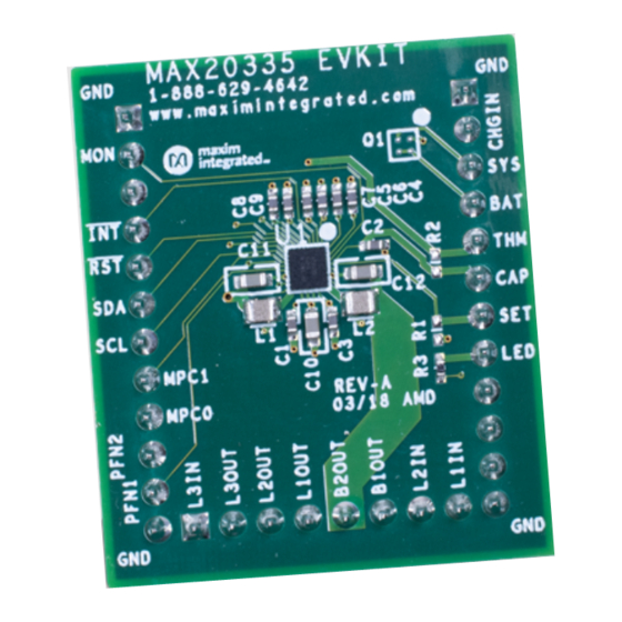 Maxim Integrated MAX20335 Manual