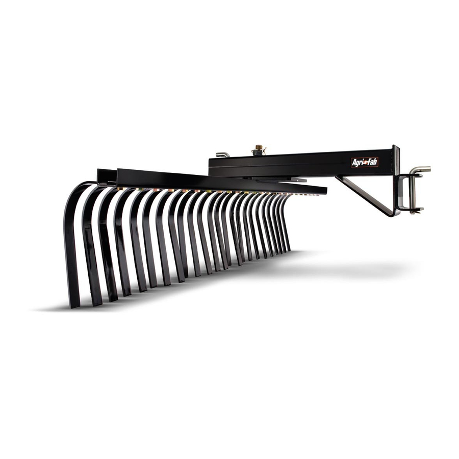 Agri-Fab Sleeve Hitch Rock Rake 45-0366 Repair Parts