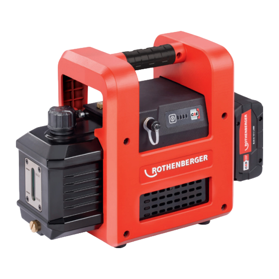Rothenberger ROAIRVAC R32 2.0 CL Instructions For Use Manual