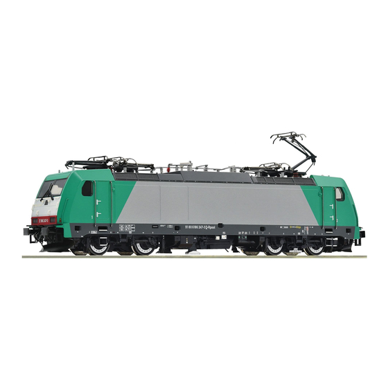 roco BR 186 Railpool Operating Manual