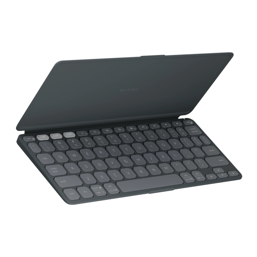 Logitech KEYS-TO-GO 2 - Ultra-portable Keyboard Manual