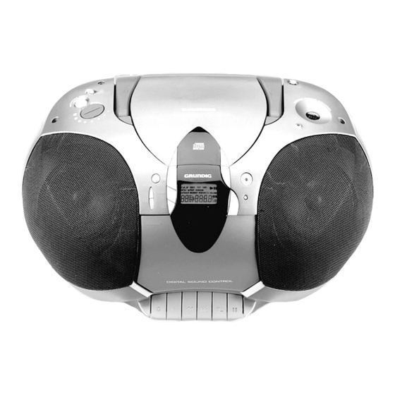 Grundig RR 720 CD User Manual