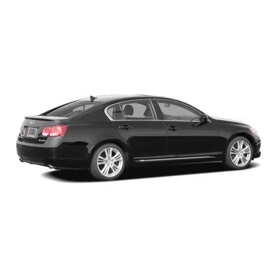Lexus Hybrid 2007 Manual