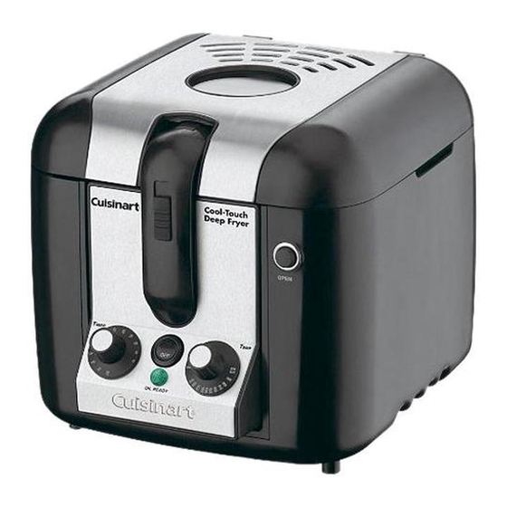 Cuisinart CDF-80C Instruction Booklet