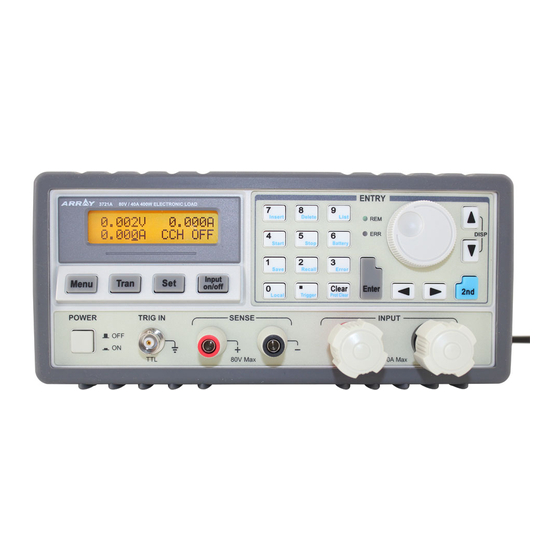 Array electronic 3720A Manual