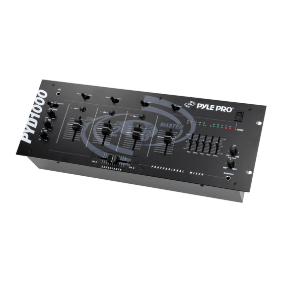 Pyle PYD1000 Owner's Manual