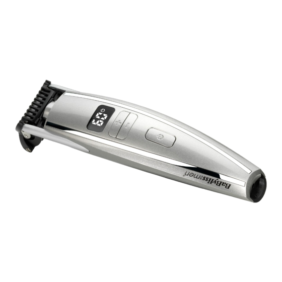 BaByliss for MEN i-Stubble3 7896U Manual