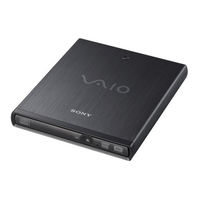 Sony VGP-UDRW1 - VAIO - DVD±RW Operating Instructions Manual