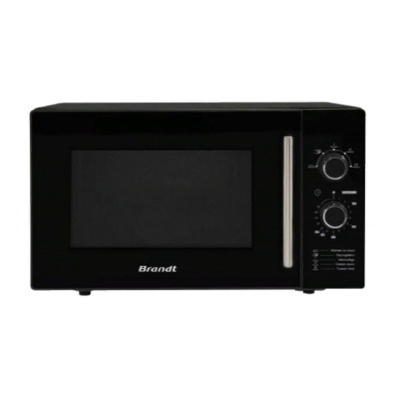 Brandt SM2600 Instruction Manual