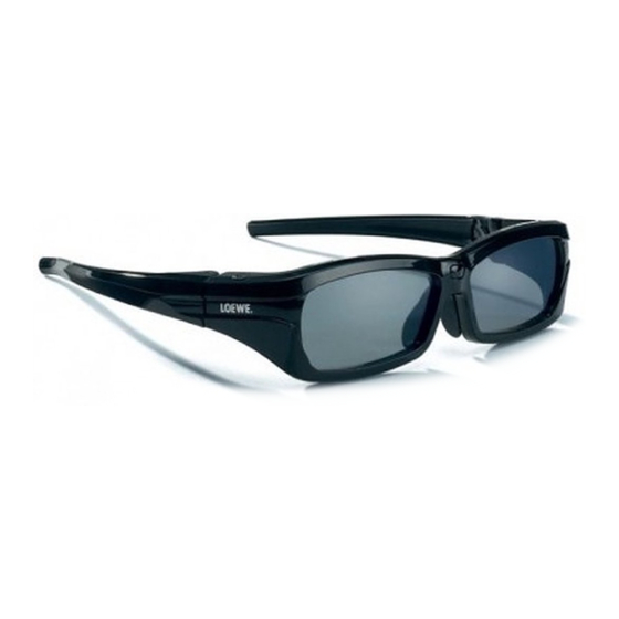 Loewe Active Glasses 3D Operation Instructions Manual