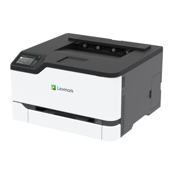 Lexmark C3426 Quick Reference