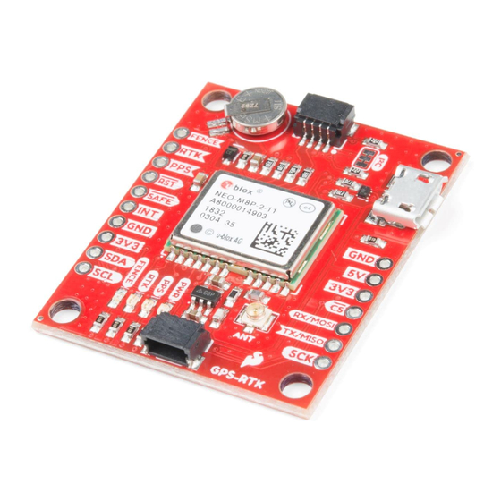 sparkfun NEO-M8P-2 Hook-Up Manual