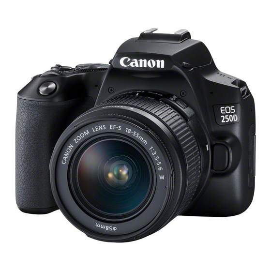 Canon EOS 250D Advanced User's Manual
