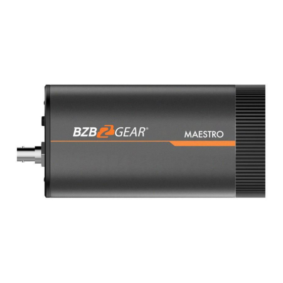 BZB Gear BG-MAESTRO-H User Manual