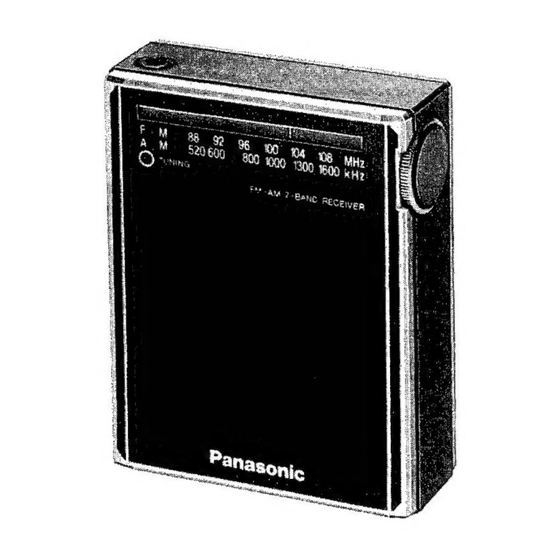 Panasonic RF-7D Service Manual