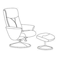 GFA PADDINGTON Swivel Recliner & Footstool Assembly Instructions Manual