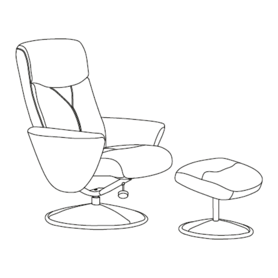 GFA PADDINGTON Swivel Recliner & Footstool Manuals