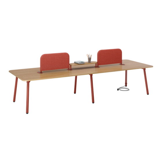 MATERIA Etage Meeting table Assembly Instructions