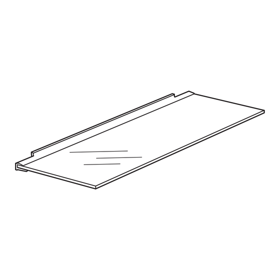 IKEA FRAMSTÅ GLASS SHELF Instructions