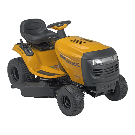 Poulan pro riding lawn mower online troubleshooting