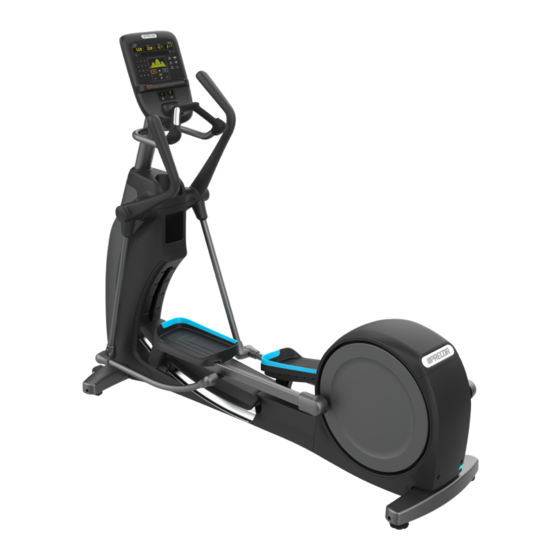 PRECOR ELLIPTICAL FITNESS CROSSTRAINERS EFX 835 ASSEMBLING AND